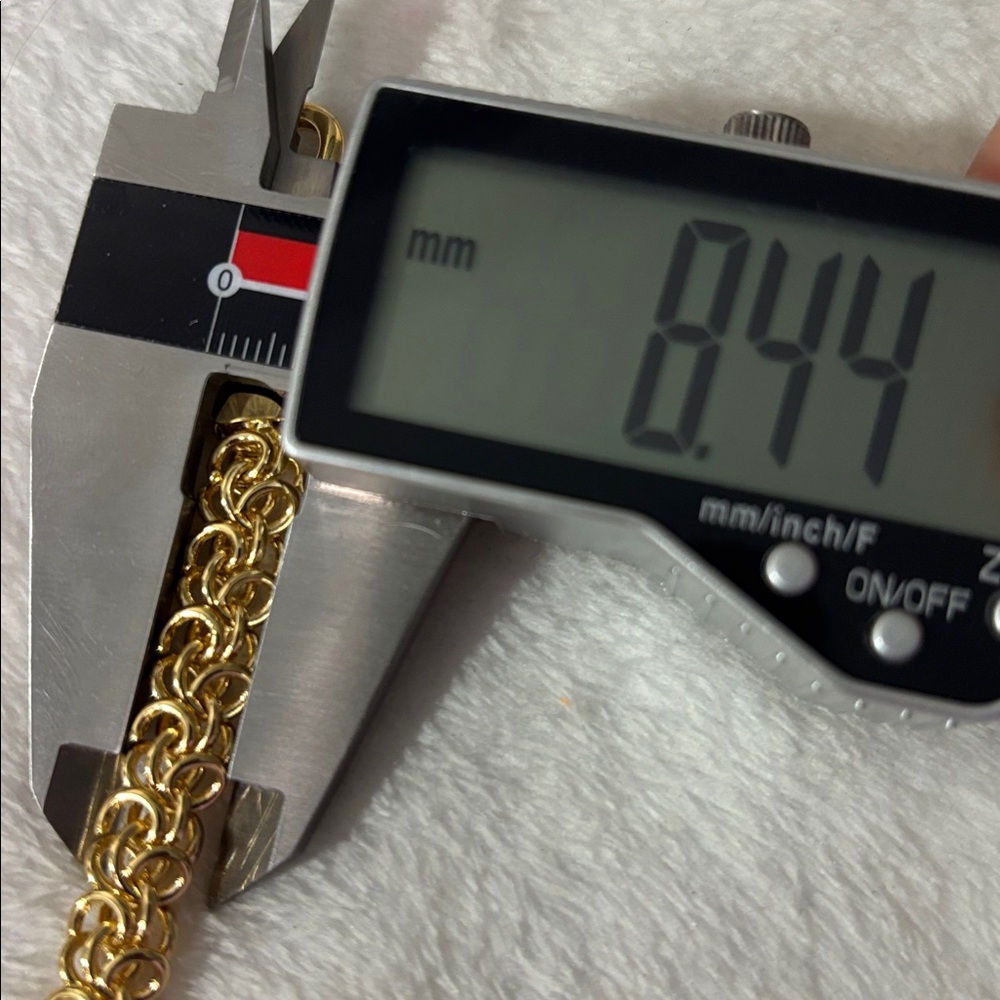 NEW Elegant Byzantine Bracelet 15g 18k Gold Filled - Picture 5 of 5